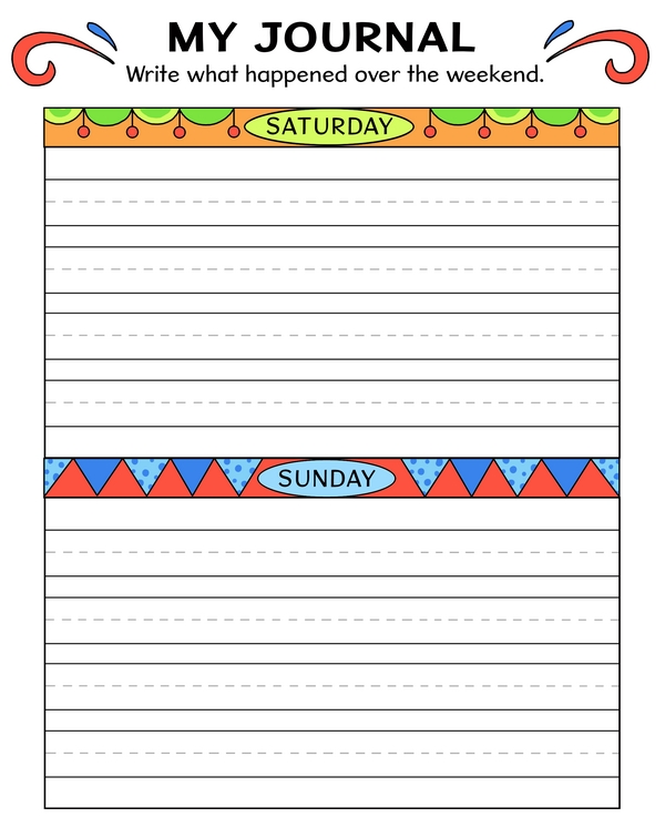 My Journal: Weekend Writing