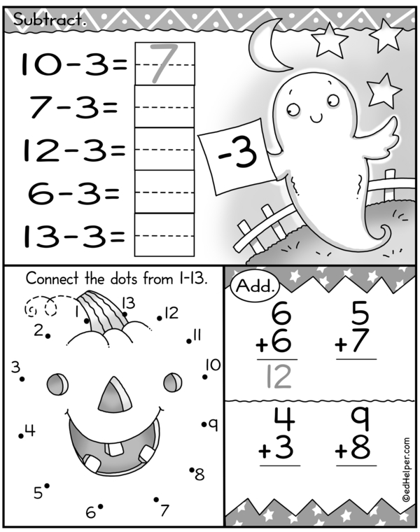 Spooky Puzzles: Fun with Numbers