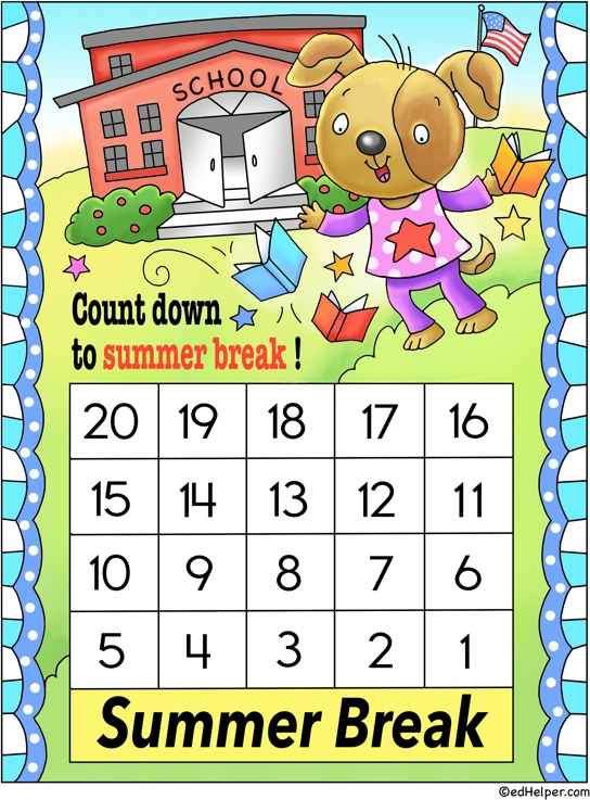 The Final Sprint to Summer: Count Down to Summer Break Poster