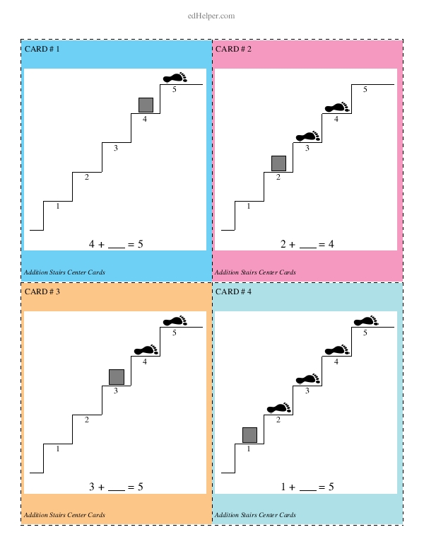 Learning Center: Number Climb - Counting Steps for Addition Mastery