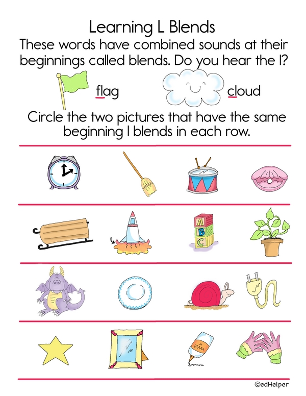 Sound Detectives: L Blends