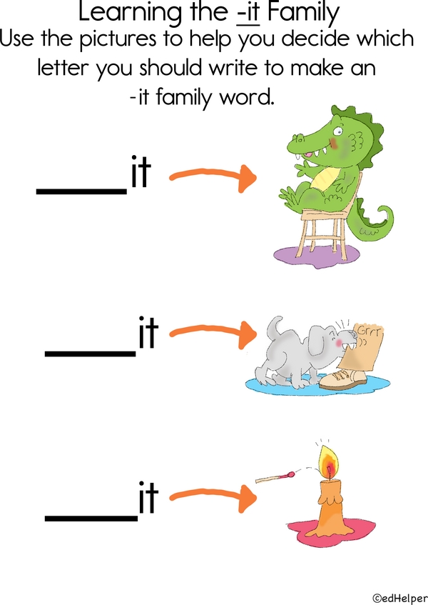 Fun with Words: The -it Family