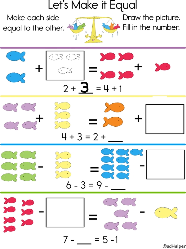 Fishy Math: Make Them Equal
