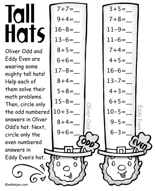Hats On: Fun with Math and Words
