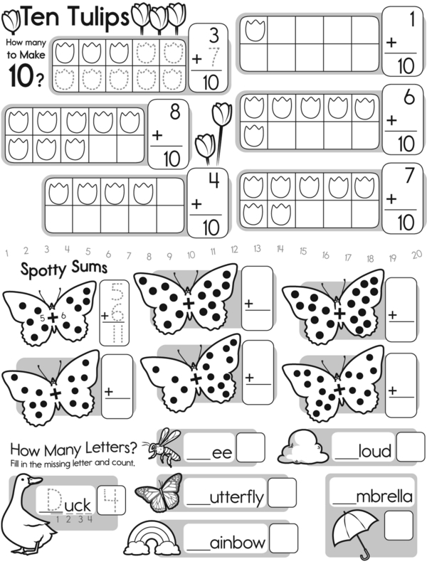 Math Puzzle Fun: Make 10 and More