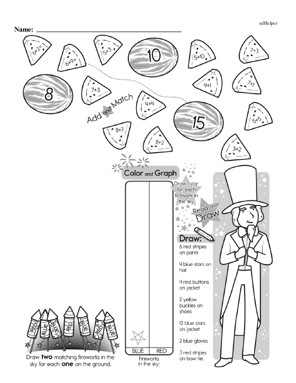 Math and Writing Practice: Place Value, Tracing Letters, and More