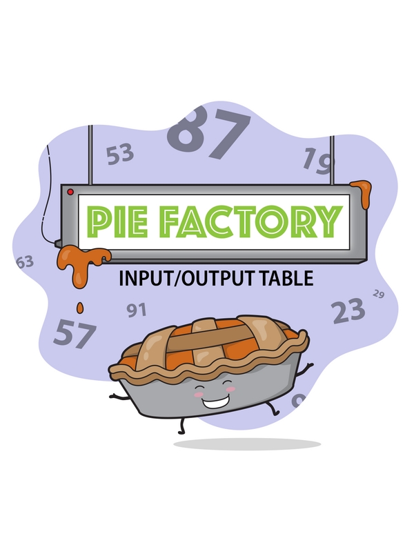 Pie Factory Addition and Subtraction: Input and Output Learning Center