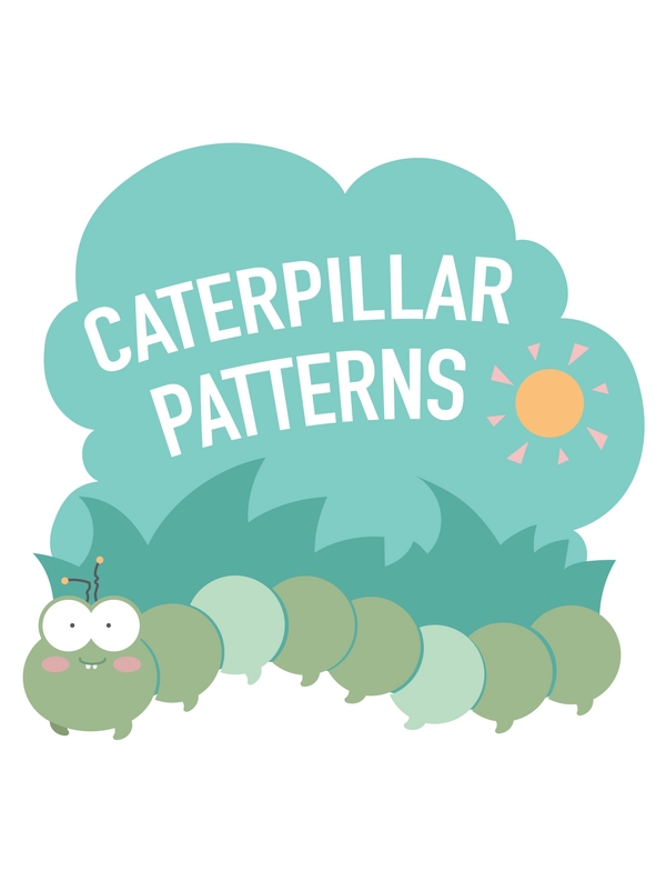 Caterpillar Patterns: AB Patterns With Cutouts and Practice Worksheets