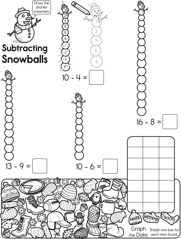 Math on Ice: Subtract and Graph