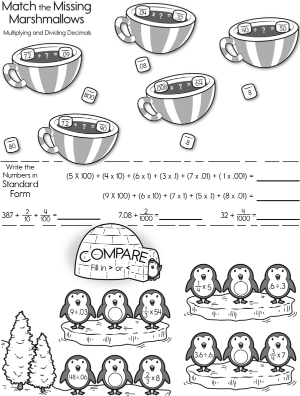 Decimals and Beyond: Math Puzzle Mania