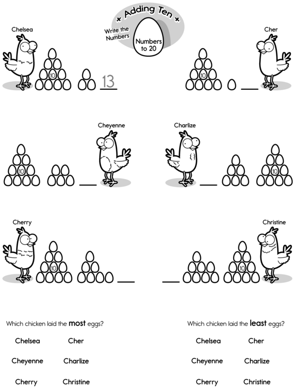 Math Quest: From Counting Eggs to Sorting Treasures