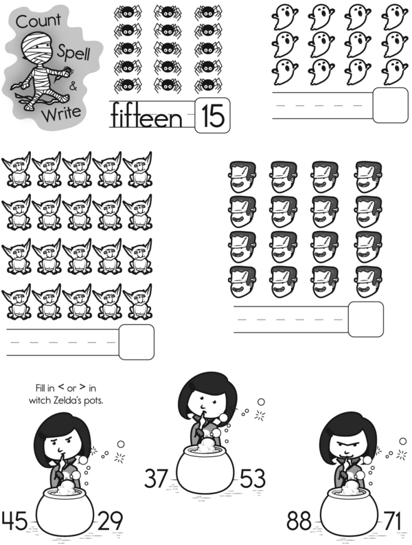 Number Spells: Count, Write, and Compare