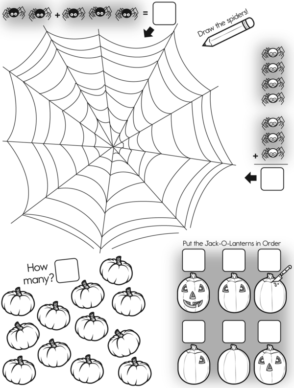 Spooky Math: Count, Add, and Order