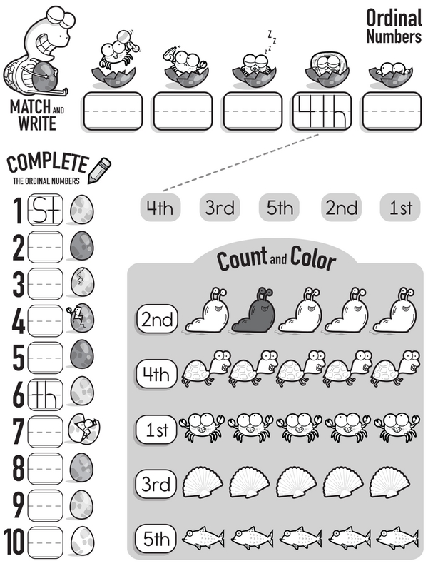 Line Them Up: Let's Learn Ordinal Numbers