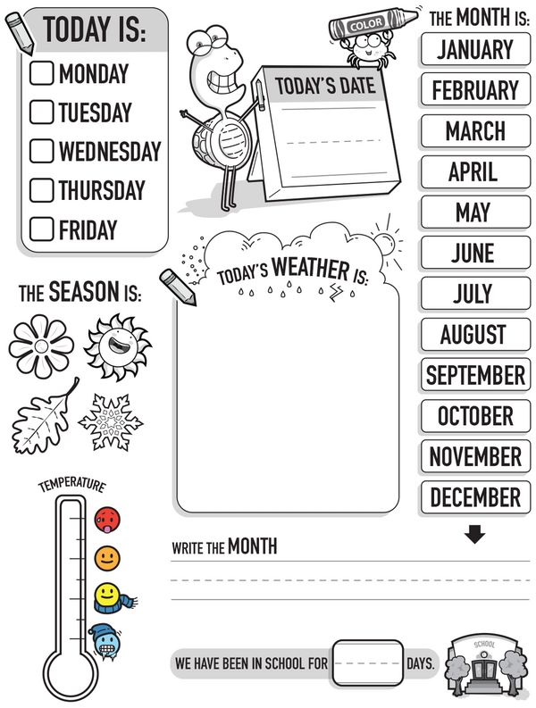 Calendar Fun: All about Today