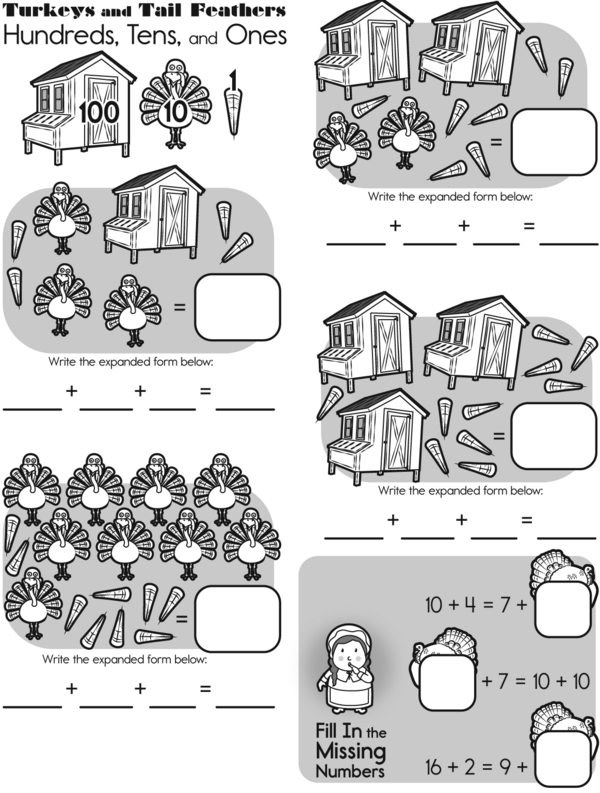 Farmyard Math Adventure: Expanded Form and Equations