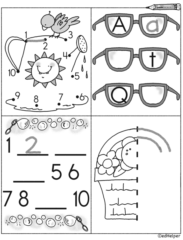 Fun with Letters & Numbers: Writing, Counting, and Tracing Workbook