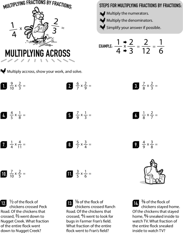 Coop Crunch: Multiplying Fractions