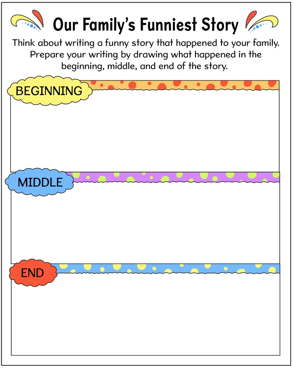 Draw, Laugh, and Tell: A Funny Family Story