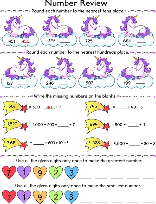 Triple Plays: Rounding, Expanding, and Building Numbers