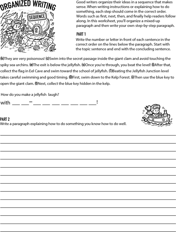Order Matters: Organize and Write