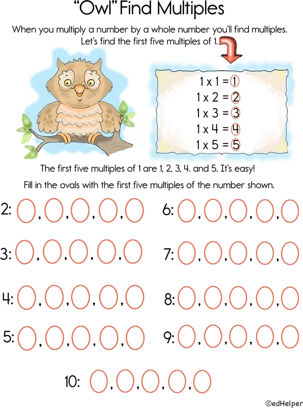 Multiply Away: The First Five Multiples