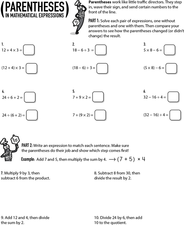 Parentheses Patrol: Math Operations in Action
