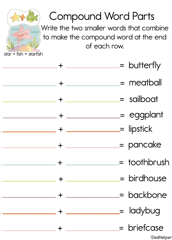 Word Surgery: Compound Words