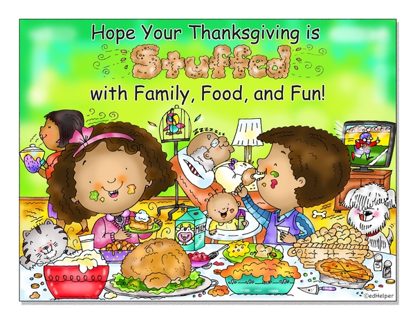 Thankful Hearts and Holiday Fun - Poster