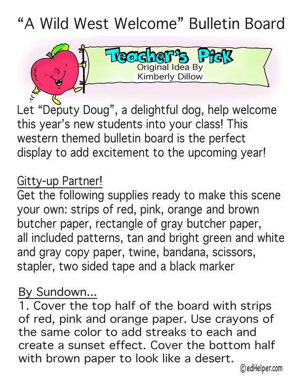 Saddle Up for Learning: A Classroom Welcome Kit