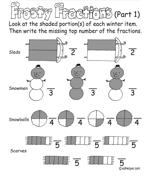 Frosty Fractions - Workbook