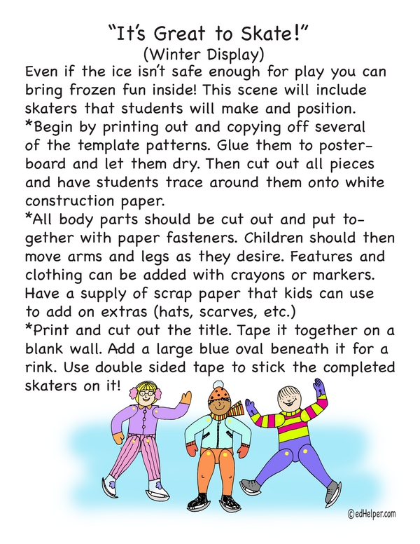 Skate into Winter - Classroom Activity