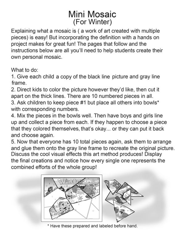 Patchwork Masterpieces - Classroom Activity