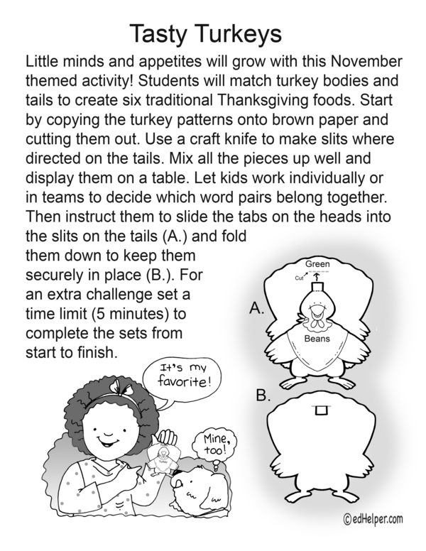 Complete the Feast - Classroom Activity