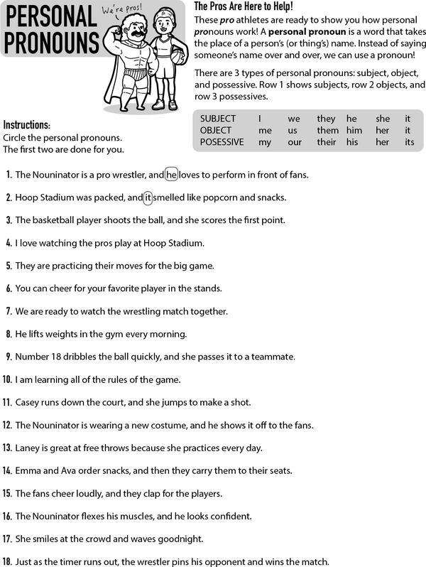 Name Tag Heroes: Personal Pronouns