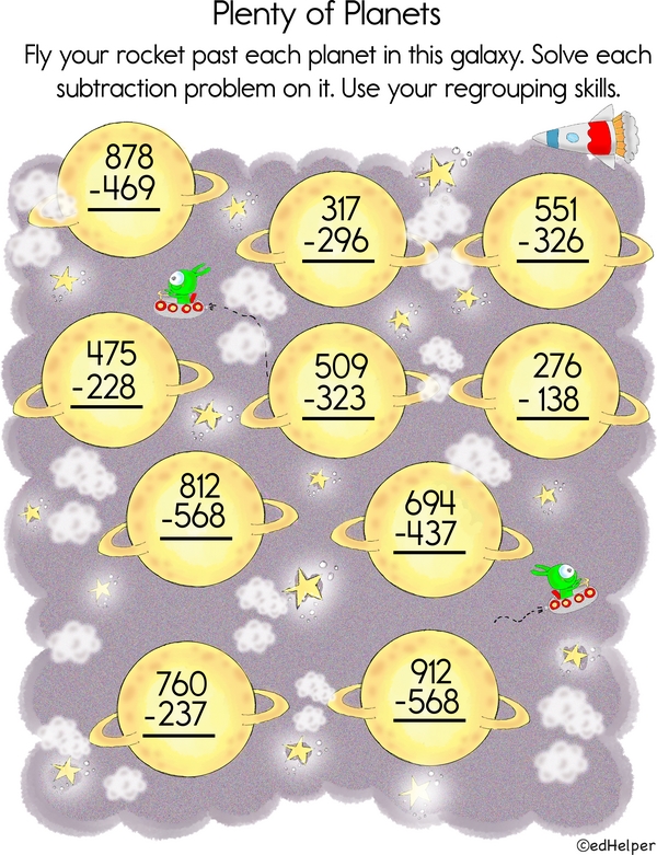 Mission Subtraction: Math in Space