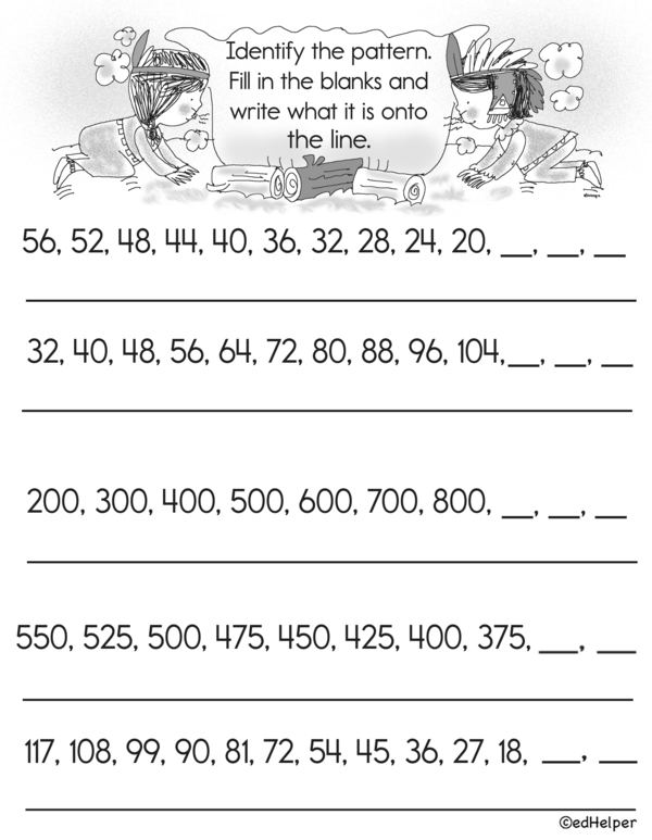 Pattern Detectives: The Case of Missing Numbers