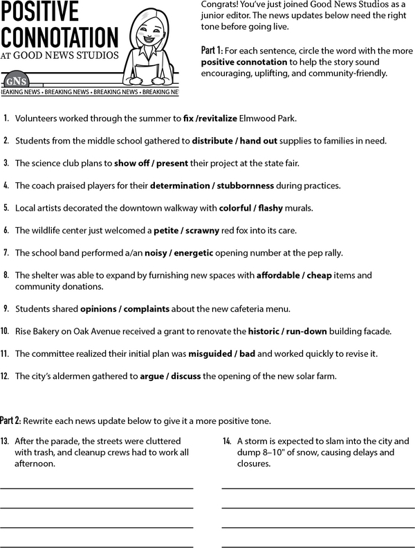 Words with a Smile: Positive Connotation