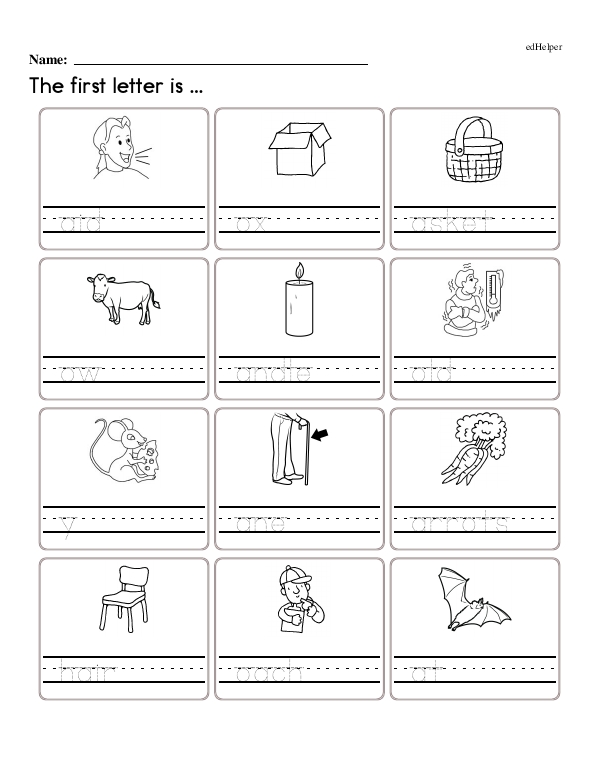 Practice Worksheets for Visual Words