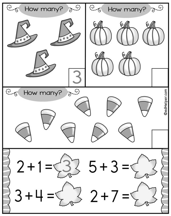 Halloween Math: Count, Add, and Say Boo!