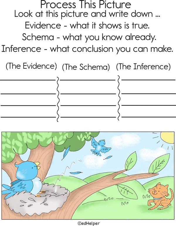 Process This Picture: Learning about Evidence, Schema, and Inference