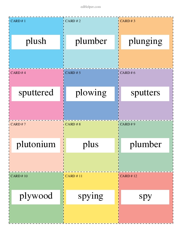 Putting Words in Alphabetical Order: Arranging Cards and Writing a List