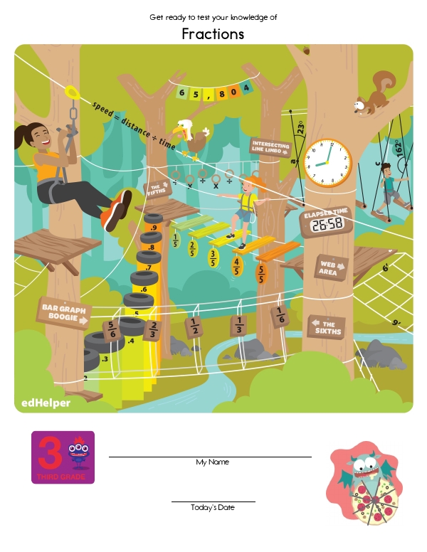 Quick Assessment - An Introduction to Fractions: Visualizing Fractions
