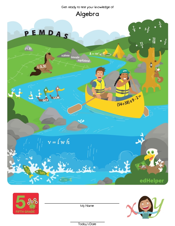 Quick Assessment - Beginning Algebra: Exploring Algebraic Expressions - Variables, Expressions, and Equations