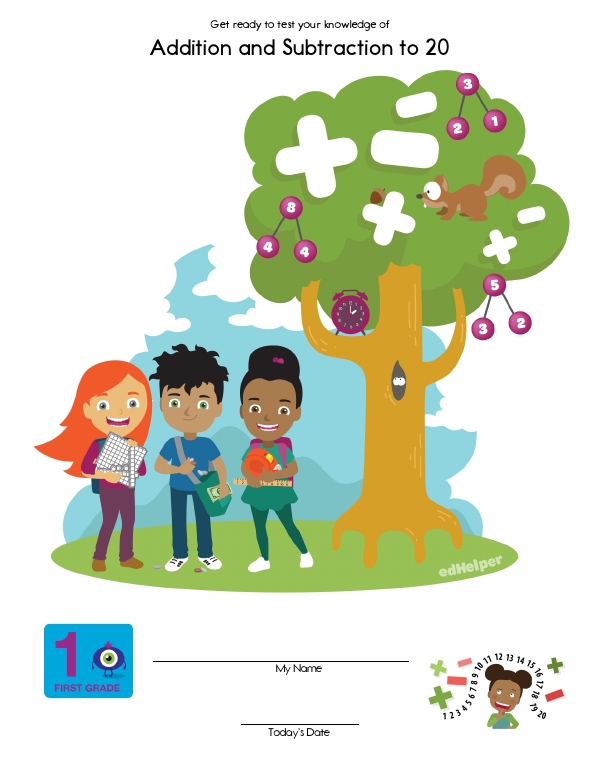 Quick Assessment - Easy Addition and Subtraction to 20