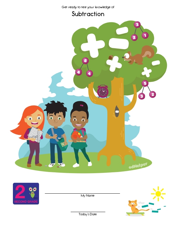 Quick Assessment - Easy Lightning-Fast Subtraction Problems