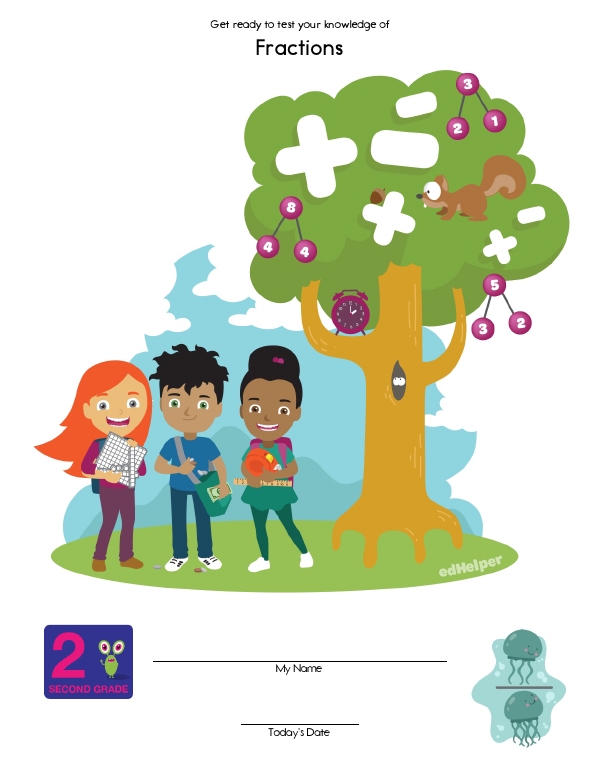 Quick Assessment - Fractions: Shapes and Their Fractional Parts - Equal vs. Unequal