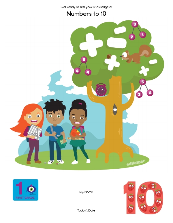 Quick Assessment - Numbers to 10 - Visual Math: Exploring Numbers with Blocks and Images