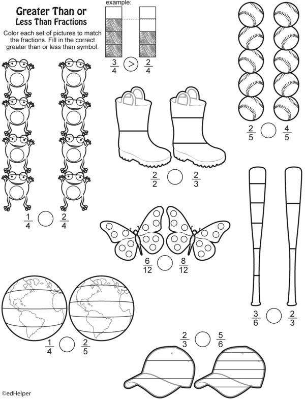 Math Explorers: Fractions, Counting, and Subtraction