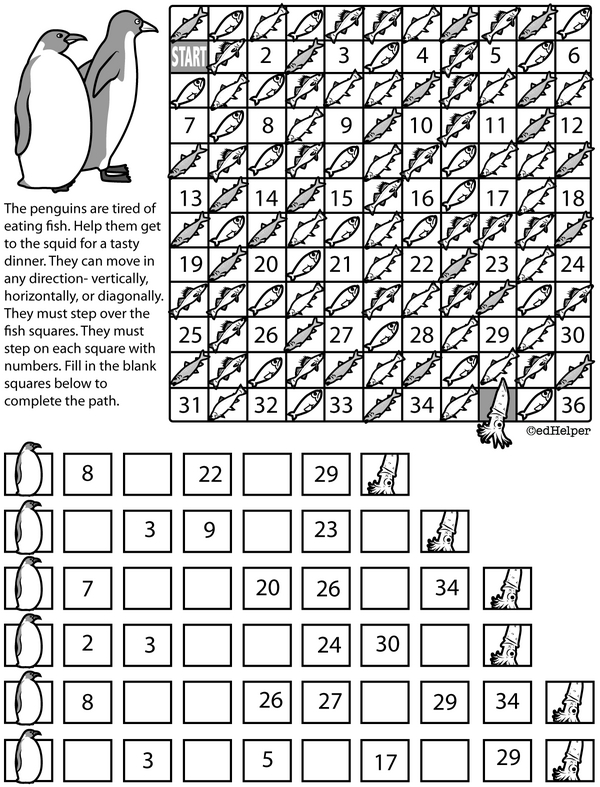 Hungry Penguins: Six Ways to Tasty Meals